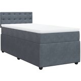  Box spring krevet s madracem tamnosivi 80 x 200 cm bar&amp;scaron;unasti Slike