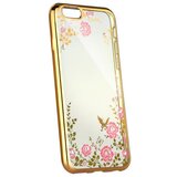 Mobiline gel etui flower zlati za huawei P30 lite Cene