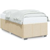 vidaXL Posteljni okvir krem 90x190 cm blago, (21306576) | Shoptok.si