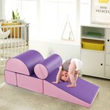  Pjenasti građevni blokovi, mekane igračke, 5 komada - ljubičaste/roze boje | shoptok.hr