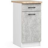 AKORD OLIWIA S40 SZ1 Kabinet + BELO / BETONSKA PLOŠČA, (21713605) Cene
