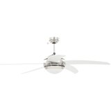 Ukrasni stropni ventilator sa svjetlom 128 cm bijeli | shoptok.hr