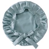 INF nastavljiva svilena spalna kapa za dolge lase, 100 % svila murve lightblue, (21276707) | Shoptok.si