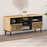 TV ormarić 100 x 33 x 46 cm od masivnog drva manga | shoptok.hr