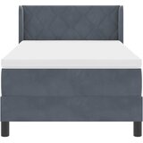  Krevet s opruga kutije Tamno siva 200 x 100 cm Baršun | shoptok.hr