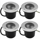 Venisymlis 4 Kosi 3W Ip65 Zunanji Vgradni Led Reflektor 270 Lumnov Okrogla Led Vrtna Luč Zunanji Vrt L, (22068147) Cene