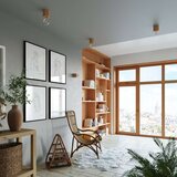  Zidna lampa SALGADO prirodno drvo | shoptok.hr