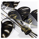 WALLXPERT dekorativni metalni zidni pribor monstera gold | ePonuda.com