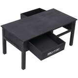  Stolić za kavu crni 100 x 50 x 45 cm drveni | shoptok.hr