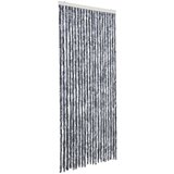 vidaXL Zastor protiv insekata srebrni 90 x 200 cm šenil | shoptok.hr