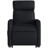  Naslonjač na podizanje od umjetne kože crni | shoptok.hr