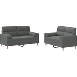  2-dijelni set sofa tamnosivi od tkanine | shoptok.hr