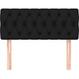  Uzglavlje crno 90x7x78/88 cm od tkanine | shoptok.hr