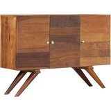 vidaXL Komoda rjava trden predelan les 110x30x75 cm | Shoptok.si