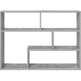  Zidna polica Zidna montaža Betonska siva 95 x 20 x 69 5 cm - Betonska siva | shoptok.hr
