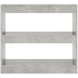 Ormarić za knjige / sobna pregrada boja betona 80x30x72 cm | Eponuda.ba