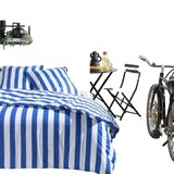Today Prevleke za prešito odejo Housse de couette Summer Stripes Bleu Modra Cene