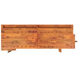  Radni stol s ladicama i škripcima 192x62x83 cm od drva bagrema | shoptok.hr