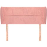  Vzglavje z ušesi roza 103x23x78/88 cm žamet, (20794176) | Shoptok.si