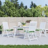 vidaXL Blazina za stol 4 kosi vzorec z listi 50x50x7 cm blago Cene