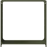  Stalak za drva za ogrjev Maslinasto zelena 90x28x90 cm | shoptok.hr
