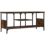 TV ormarić boja dimljenog hrasta 100x35x45 cm od drva i željeza | shoptok.hr