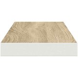  Plutajuće zidne police 4 kom hrast i bijele 60x23,5x3,8 cm MDF | Eponuda.com