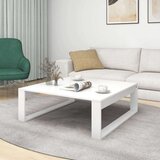 vidaXL Stolić za kavu bijeli 100 x 100 x 35 cm od iverice | shoptok.hr
