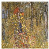 Fedkolor Reprodukcija slike Gustav Klimt - Farm Garden With Crucifix, 45 x 45 cm Cene