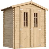 Timbela Lesena vrtna lopa - 136x196xH218 cm/1,98 m2 - Vrtna hiša s podi - M367C+M367G, (21823620) Cene
