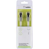 Belkin A3L793BT02M-H-S RJ45 omrežni kabel\, Patch kabel CAT 5e S/FTP 2.00 m siva z zaščitnim zapornim zatičem 1 kos, (20418239) | Shoptok.si