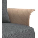  Kutna garnitura na razvlačenje tamnosiva 279x140x70 cm tkanina | shoptok.hr