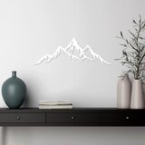 Wallity Zidna dekoracija Full Mount And Mountain-4, 62x22cm, Bela | ePonuda.com