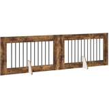  Vrata za pse z stojali 2 pcs Dimljen hrast 100 x 60 cm, (5000232762) | Shoptok.si