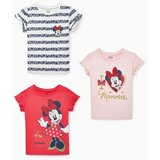 CA majice na kratke rukave za devojčice, minnie mouse, set od 3, višebojne | ePonuda.com