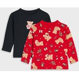 Sinsay Pamučne majice s božićnim motivom 2 pack | shoptok.hr