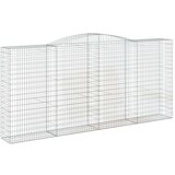 Lučne gabionske košare 3 kom 400x50x180/200cm pocinčano željezo | shoptok.hr