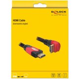 Delock hdmi kabel z mrežno povezavo kotni 3m 4K rdeč 82687 | Shoptok.si
