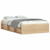  The Living Store Posteljni okvir sonoma hrast 120x190 cm - Posteljni Okvir, (21501673) | Shoptok.si