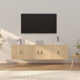 vidaXL Komplet TV omaric 3-delni sonoma hrast inženirski les | Shoptok.si