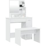  Set toaletnog stolića sjajni bijeli 86,5x35x136 cm | shoptok.hr
