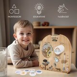 Zopa drvena Montessori edukativna ploča – Vrijeme | shoptok.hr