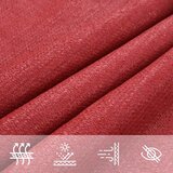  Jedro za zaštitu od sunca 160 g/m² crveno 2,5x2,5x3,5 m HDPE | shoptok.hr