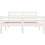  Za krevet od masivnog drva bijeli 150 x 200 cm 5FT King | shoptok.hr