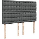  Krevet s oprugama i madracem tamnosivi 140x190 cm od tkanine | shoptok.hr