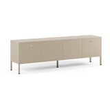 Marckeric Kremno bela kovinska TV omarica 160x50x35 cm Fayna – | Shoptok.si