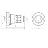Madras doo Beograd UTIKAČ UKO-UTO BEMIS IP67 32A 3P+E+N 380V BC1-3505-7011 | ePonuda.com