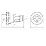  utikač uko-uto bemis IP67 32A 3P+E+N 380V BC1-3505-7011 | Eponuda.com