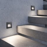  Brilagi - LED svetlo za stepenište sa senzorom STEP LIGHT LED/1,5W/230V IP44, crno | Eponuda.com