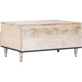  Klubska miza s predalom Bela 80 x 54 x 40 cm Masiven les manga, (5000295537) | Shoptok.si